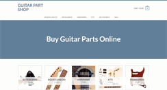 Desktop Screenshot of guitarpartshop.com