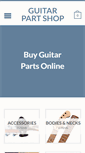 Mobile Screenshot of guitarpartshop.com